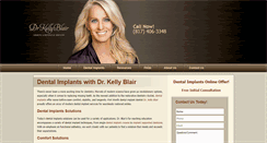 Desktop Screenshot of dentalimplantsftworth.com